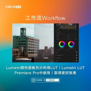 Lumetri颜色面板充分利用LUT｜Lumetri LUT｜Premiere Pro中使用｜取得更好效果